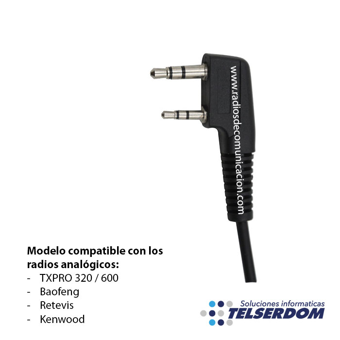 Auricular transparente compatible TXPRO / VZ30 / Baofeng - Imagen 4