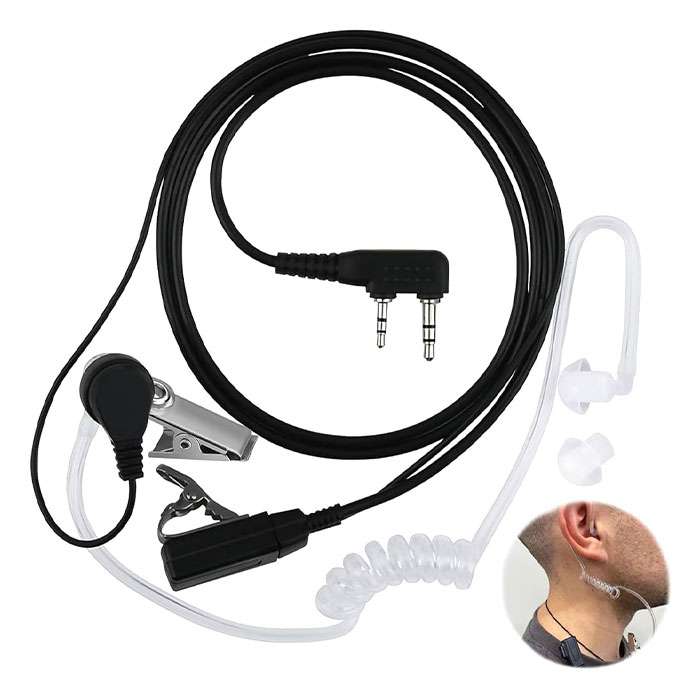 Auricular transparente compatible TXPRO / VZ30 / Baofeng - Imagen 3